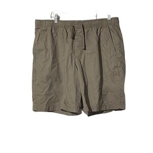 GAP 8 inch Easy Short Drawstring Khaki Shorts Size Large